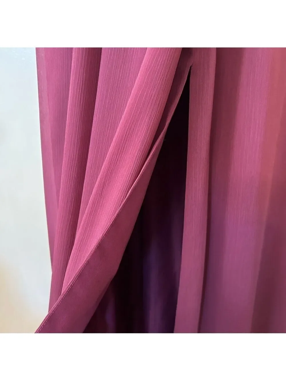 Vera Wang Cranberry Maxi Dress size 4